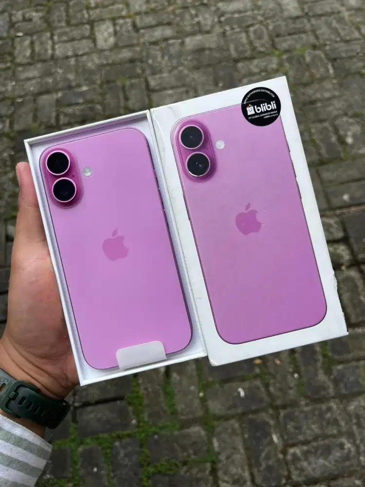 iPhone 16 128gb Pink iBox Bh 100% bisa tt