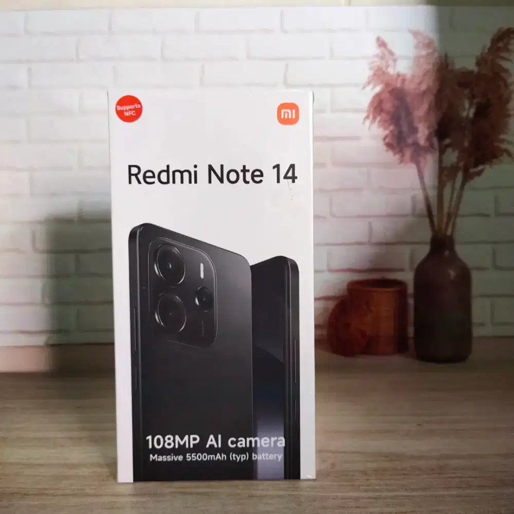 REDMI NOTE 14 (8/128 GB) warna midnight black