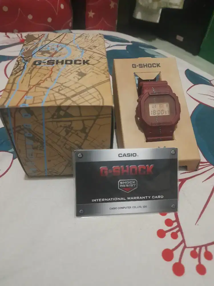 Casio G-Shock DW-5600SBY -4DR Treasure Hunt Shibuya Series Red Resin