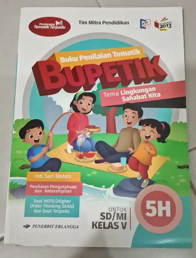 Tematik Terpadu Kelas 5 Tema Lingkungan Sahabat Kita (5H)