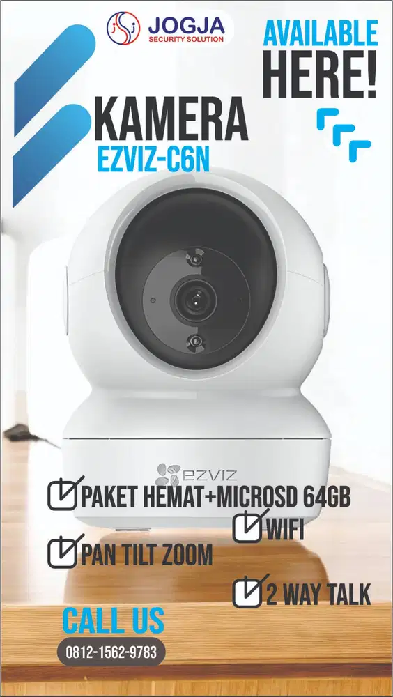 amankan tempat kamu dengan cctv ezviz c6n jogja