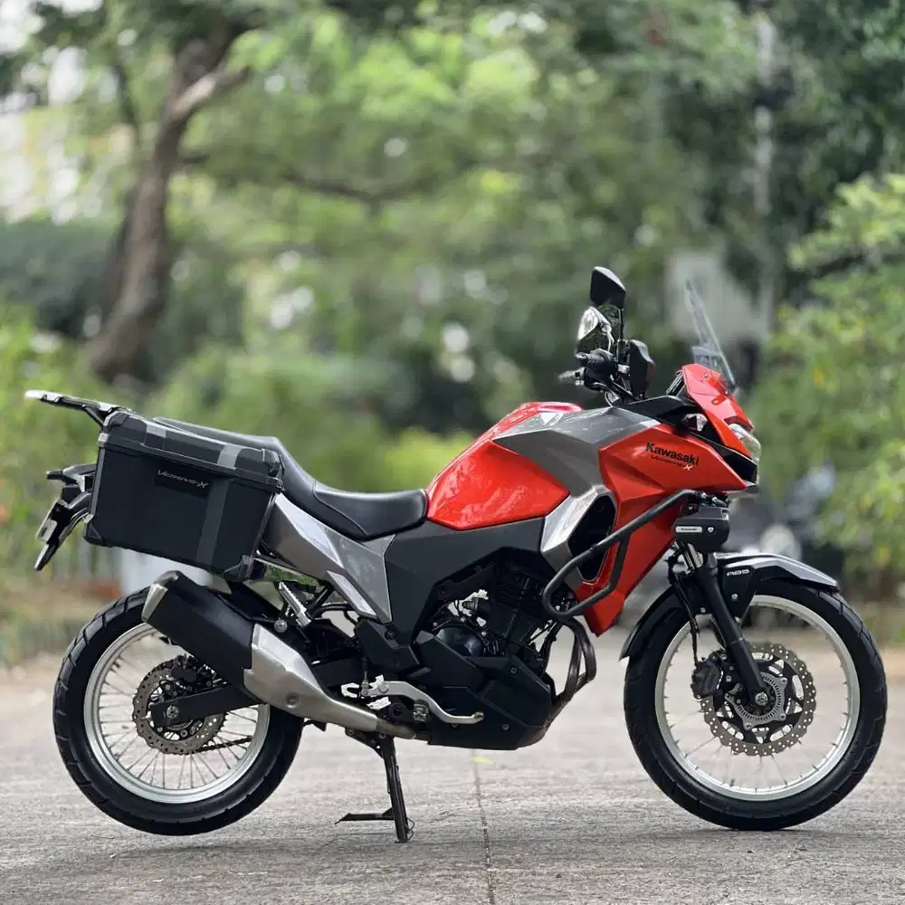 KAWASAKI VERSYS 250X TOURER ABS ORANGE 2017 KM 4K PAJAK PANJANG SUPERB