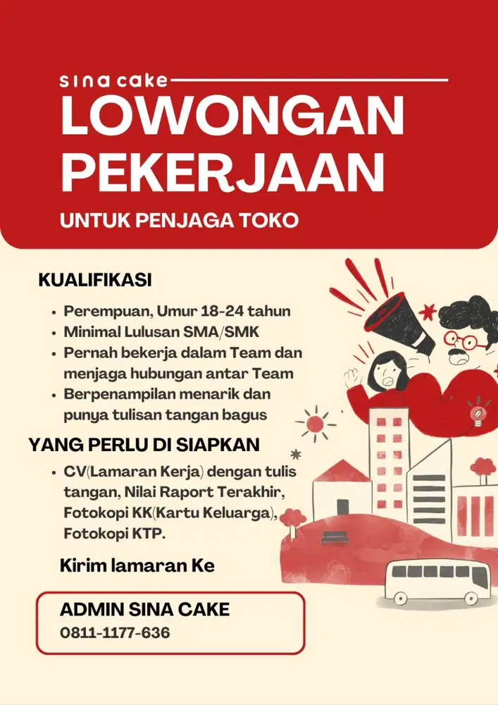 Lowongan Crew Store/Penjaga toko