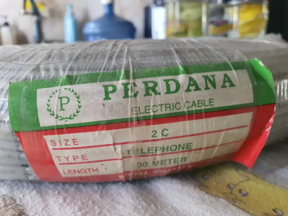 Perdana Telephone cable 2C | 100 Mtr | tembaga murni | kabel intercom