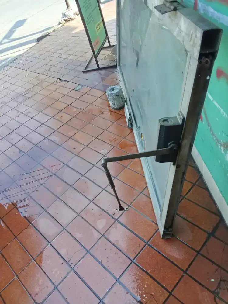Murah jos Pintu almunium kaca hidrolis