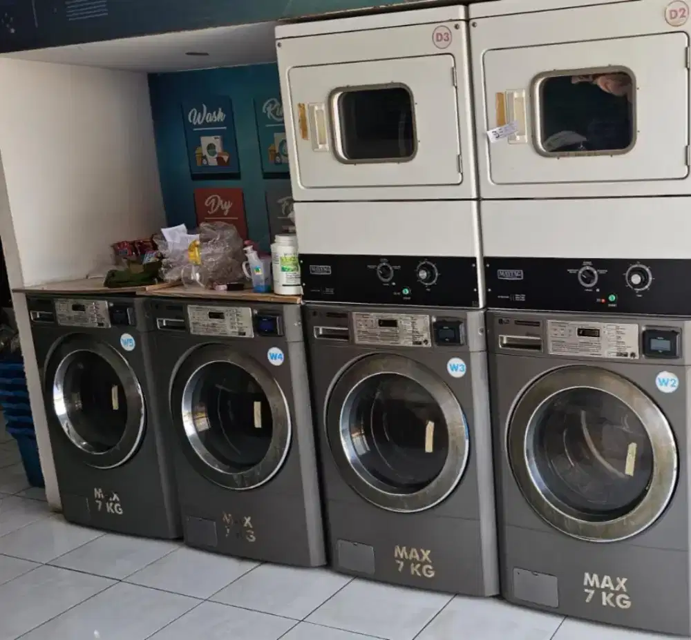 Mesin laundry LG dan pengering maytag jual murah!!!