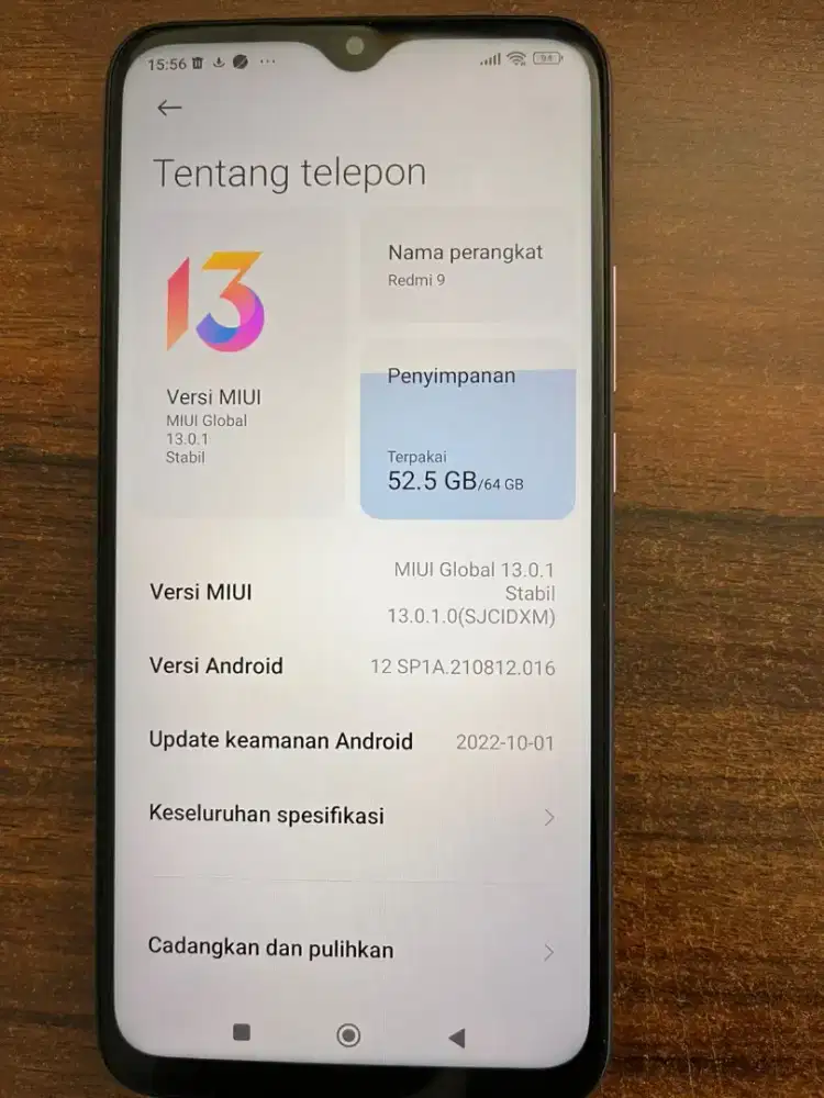 XIAOMI REDMI 9, like new, no minus, pemakaian cewe