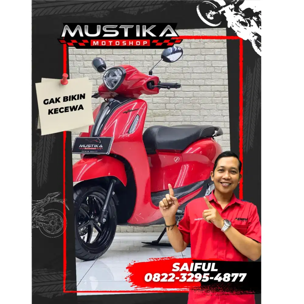Perfect Condition!!Yamaha Grand Fillano 2023 N Kota Mulus-Mustika