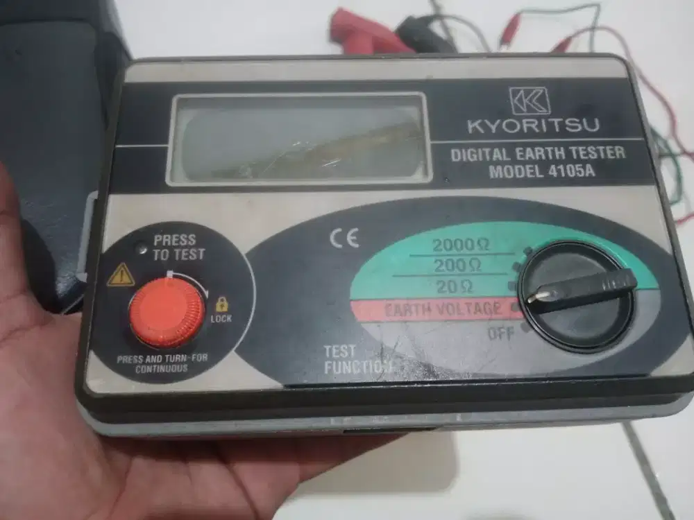 Meger KYORITSU 4105a/alat cek grounding