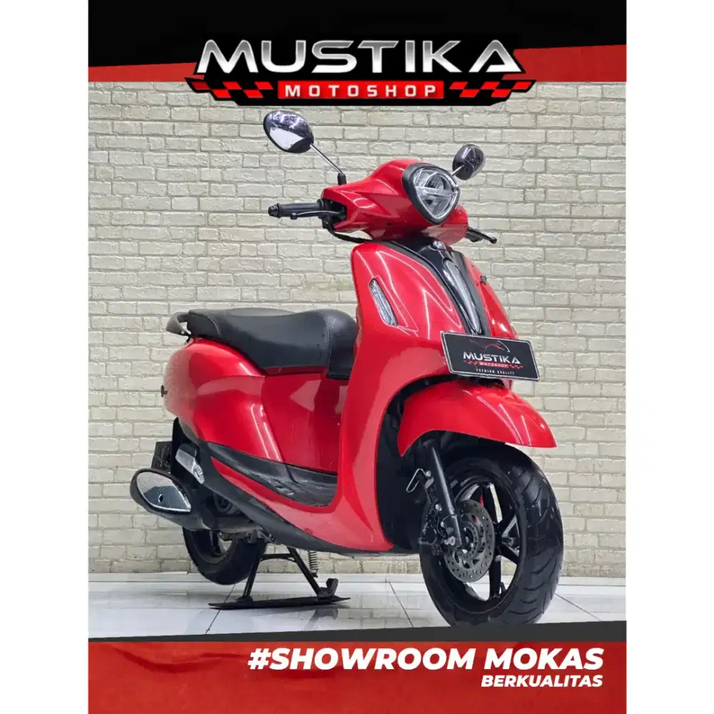 Odo 14rb Mulus!!Yamaha Grand Fillano 2023 Red N Kota Simpenan-Mustika