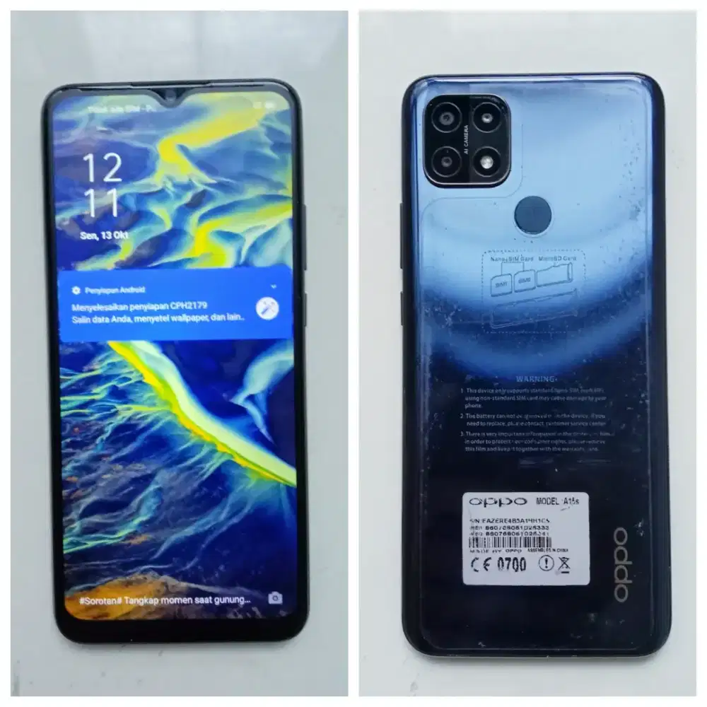 Hp Oppo A15S 6/128 Gb Full set
