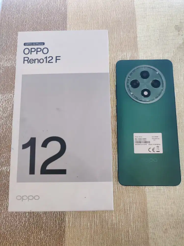 Oppo Reno 12f 4G 8/256gb Second Mulus Siap Pakai Bisa TT