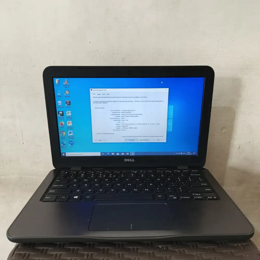 JUAL NOTEBOOK DELL INSPIRONP24T AMD A9-9420e RADEON R5 RAM4GB HDD500GB