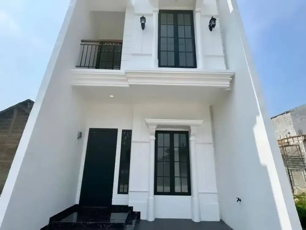 Rumah Bangunan Baru 2 Lantai di Pondok Terong Lokasi antara St. Depok dengan St. Citayam
