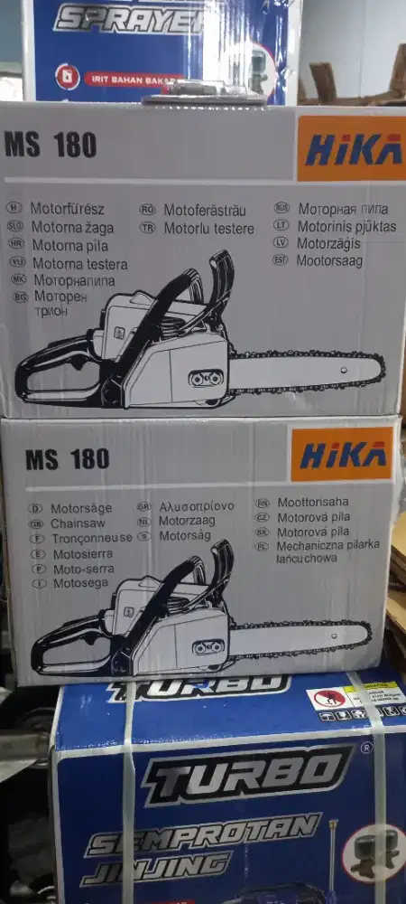 Mesin chaisaw hika ms 180 bar 16