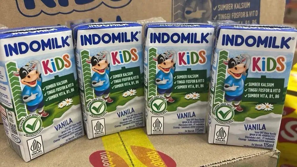 Susu indomilk 115ml vanilla