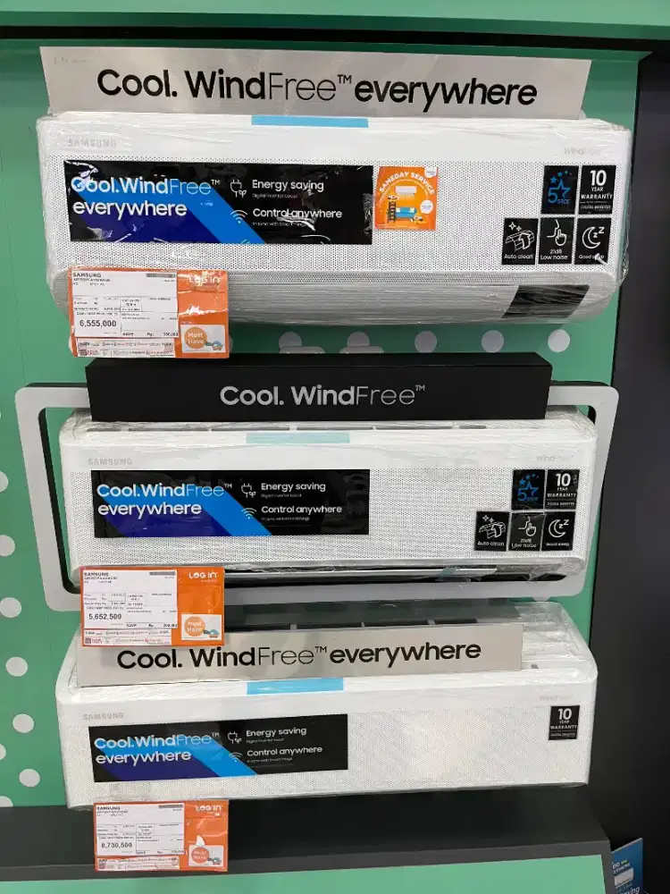SAMSUNG AC inverter Cicilan bunga 0% Promo terbatas!!