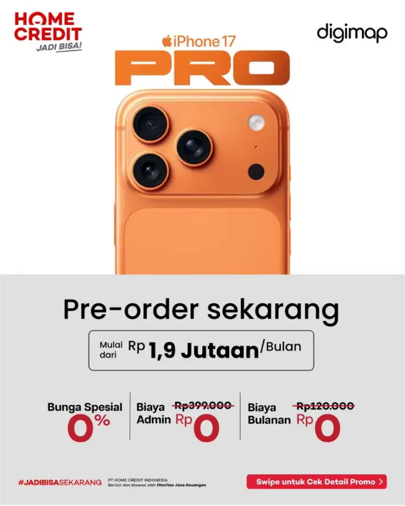 Segampang itu cicilan iphone 17air cuma pakai ktp