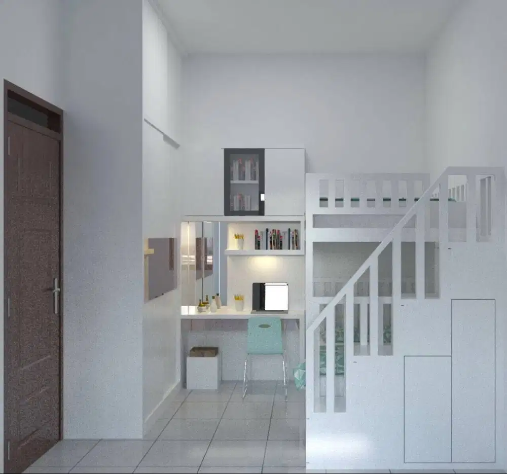 Dijual Rumah di Mekarwangi Bandung Mainroad Semi Furnished