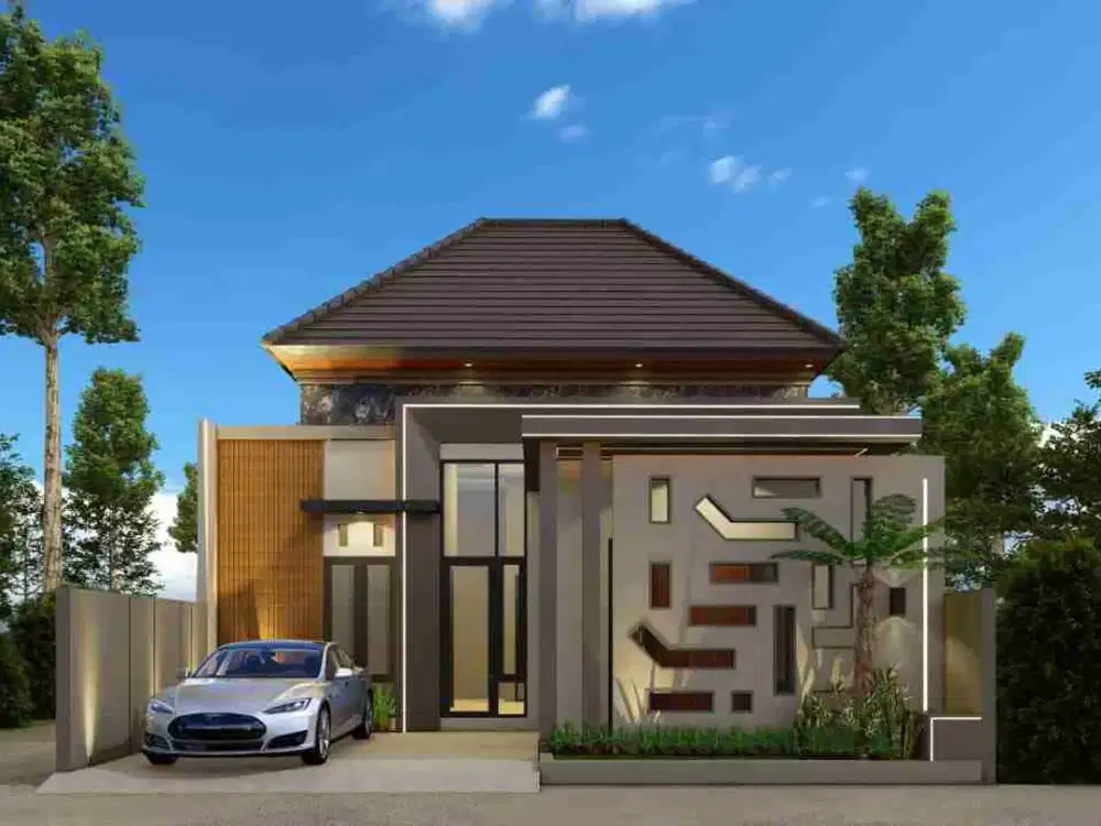 Rumah Baru Dekat Pasar Cebongan dan View Sawah