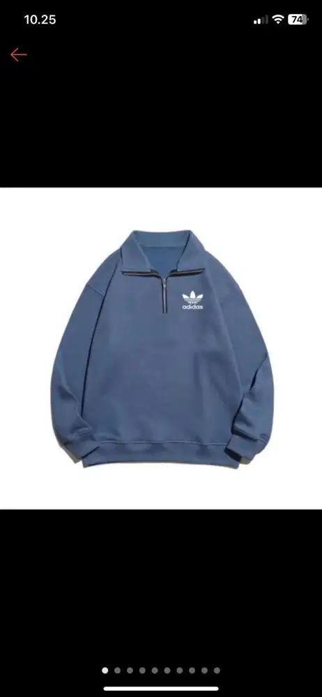 Sweater Adidas Kerah