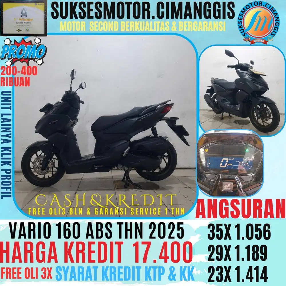 VARIO 160 ABS TERMURAH PROMO UNIT LAINYA KLIK PROFIL