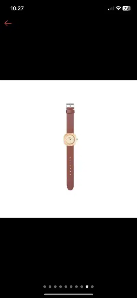 Kama Watch 2.0 Jam Tangan Kayu Maple Dial Putih