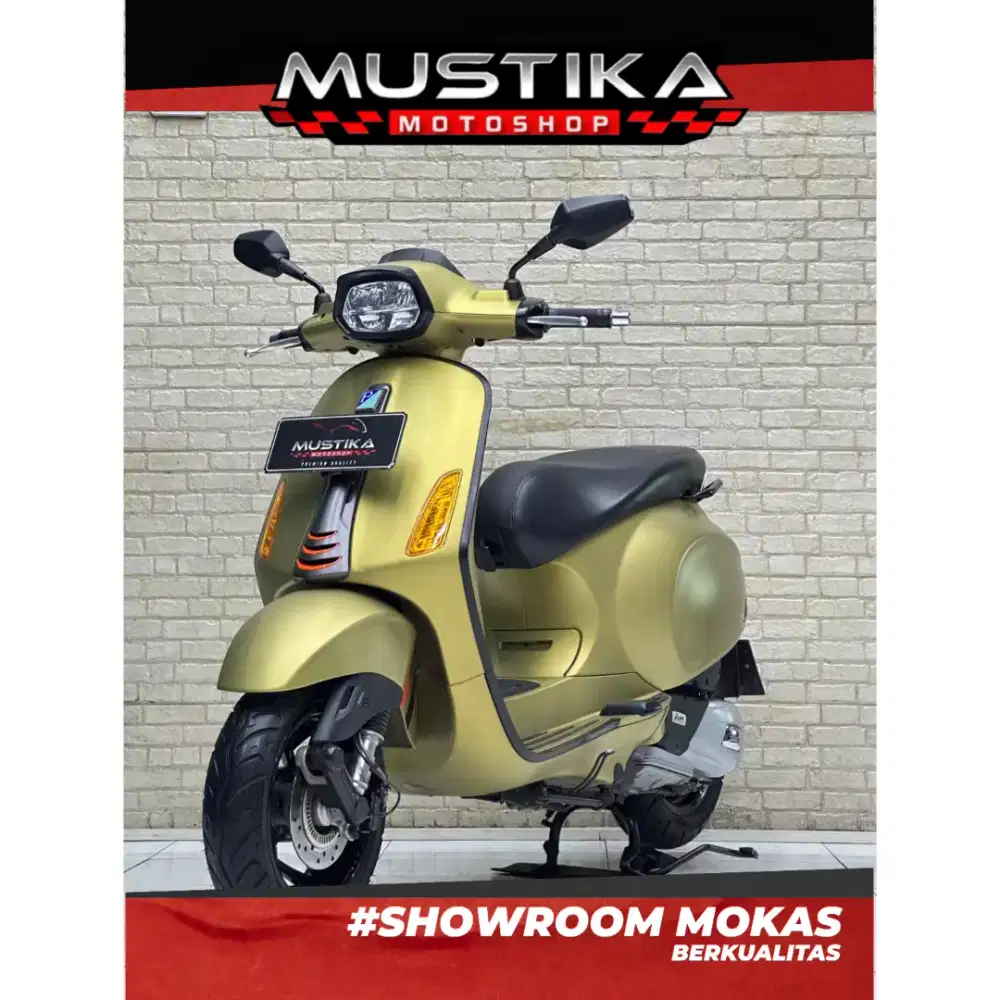 Odo 10rb Istimewa!!Vespa Sprint S ABS 2024 Plat Jatim Mulus-Mustika