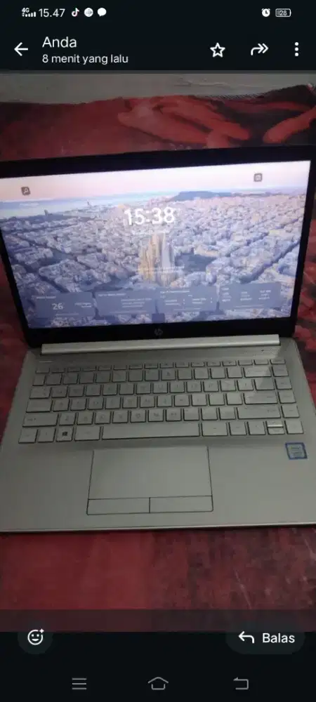Laptop bekas baterai masih oke