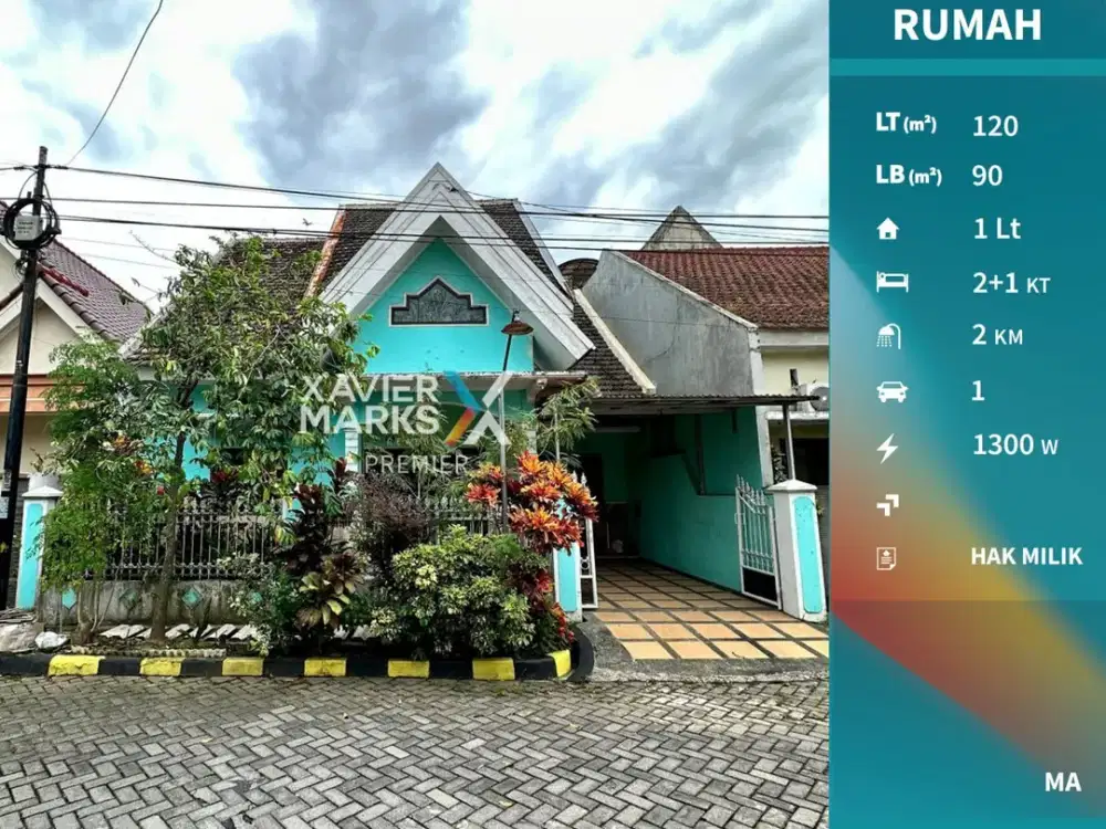 Dijual Rumah Terawat Dekat Pusat Kota di Bumi Meranti Wangi Malang
