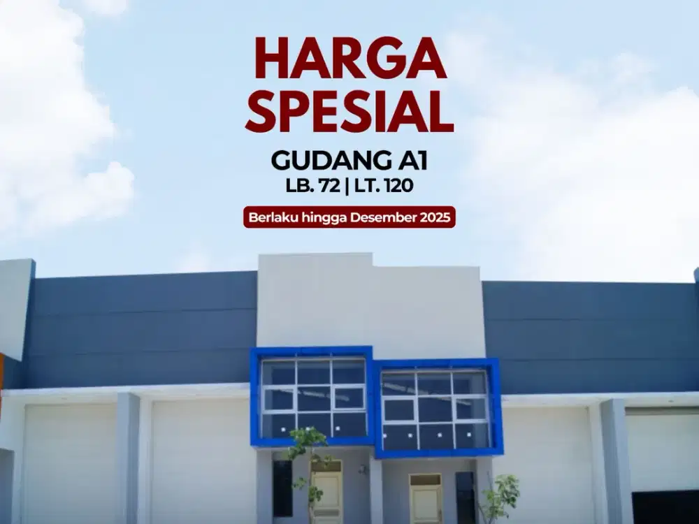 Gudang Modern di Kawasan Strategis Bandung Selatan