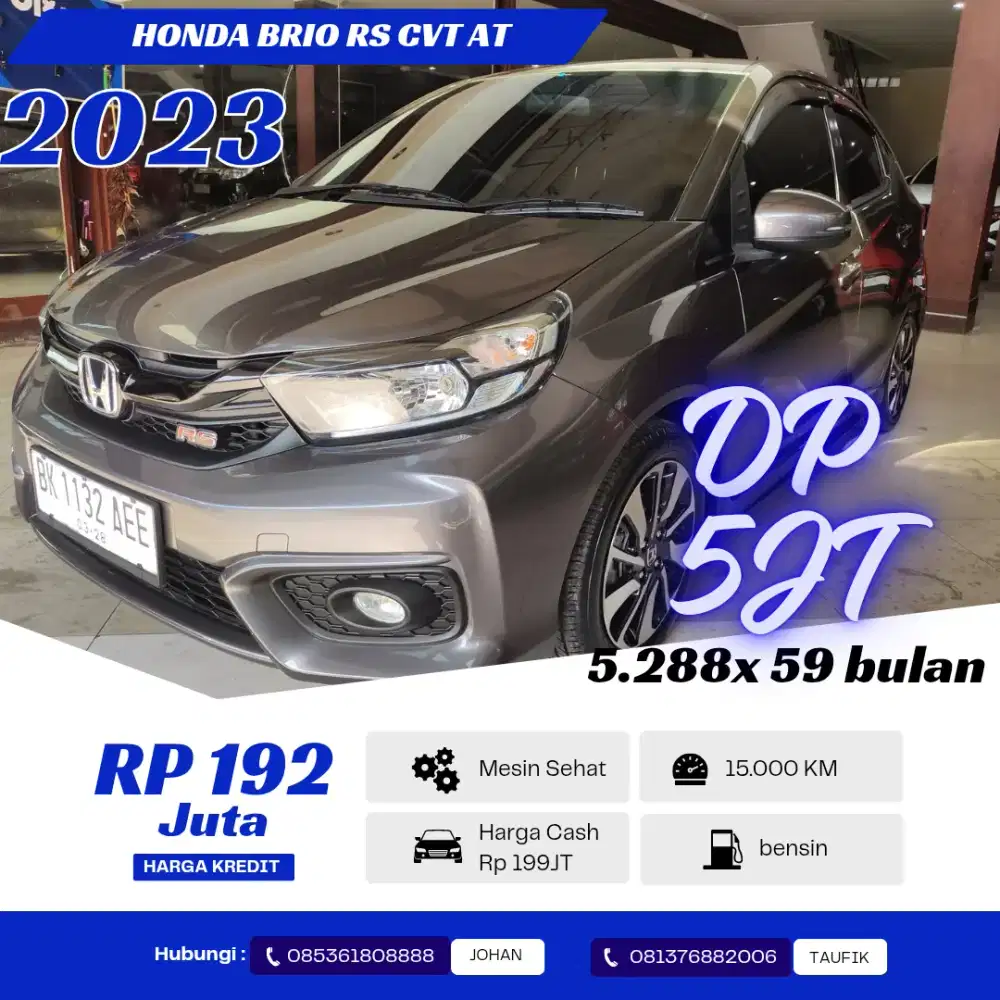 Brio RS CVT AT 2023 manual jazz 2019 Yaris 2021