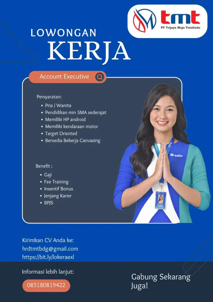 Dibutuhkan Sales Internet