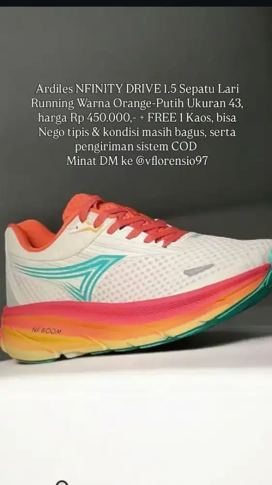 Sepatu Ardiles NF Boom