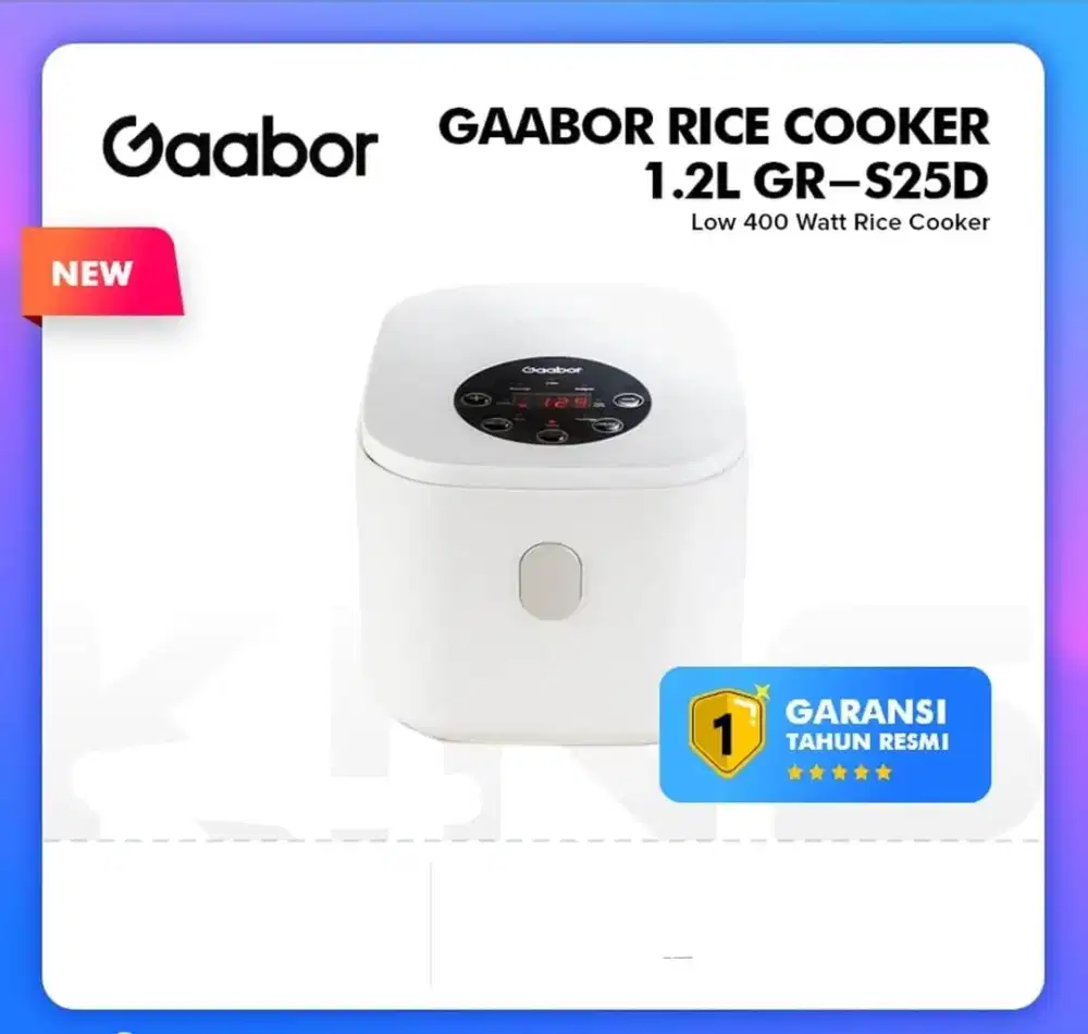 Jual Rice Cooker Gaabor Baru karena dapat hadiah