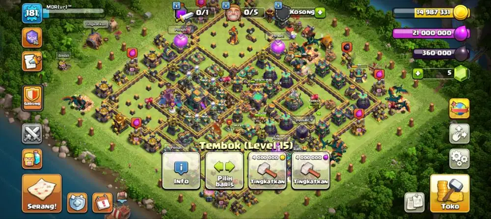 Akun coc th 14 max