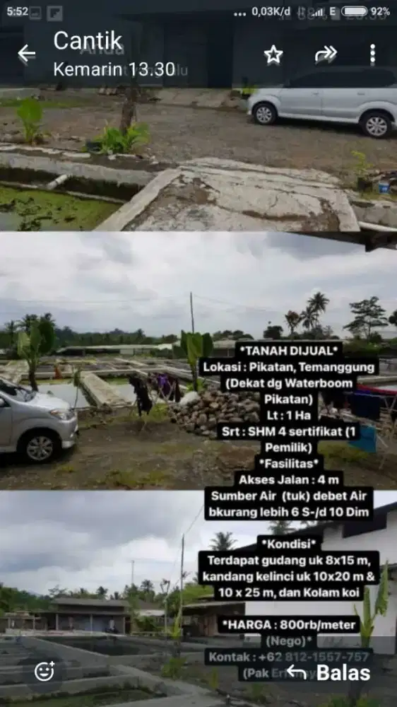 Tanah kolam pikatan