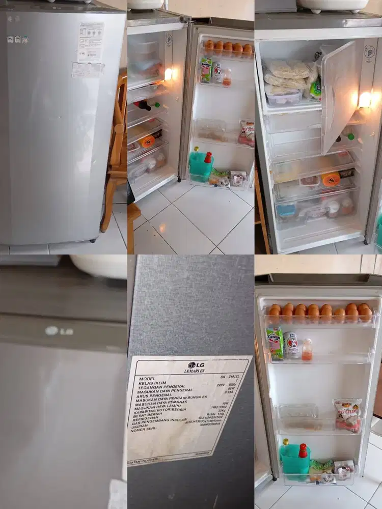 Kulkas 1 Pintu LG Model GN-V191SL Normal, Cepat Membeku | Lemari Es LG