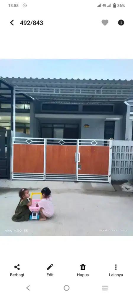 OVER KREDIT RUMAH PERUMAHAN BELLA CASSA