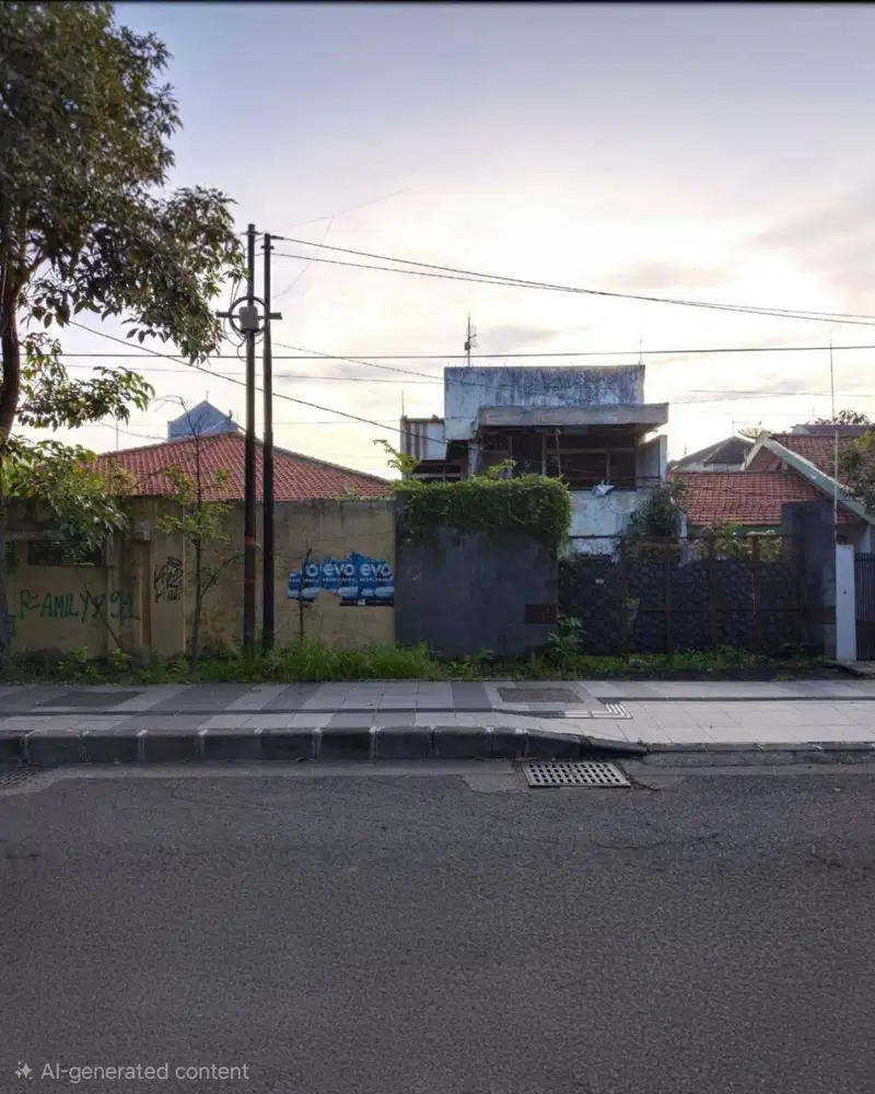 DIJUAL RUMAH GAYUNGSARI BARAT - HITUNG TANAH