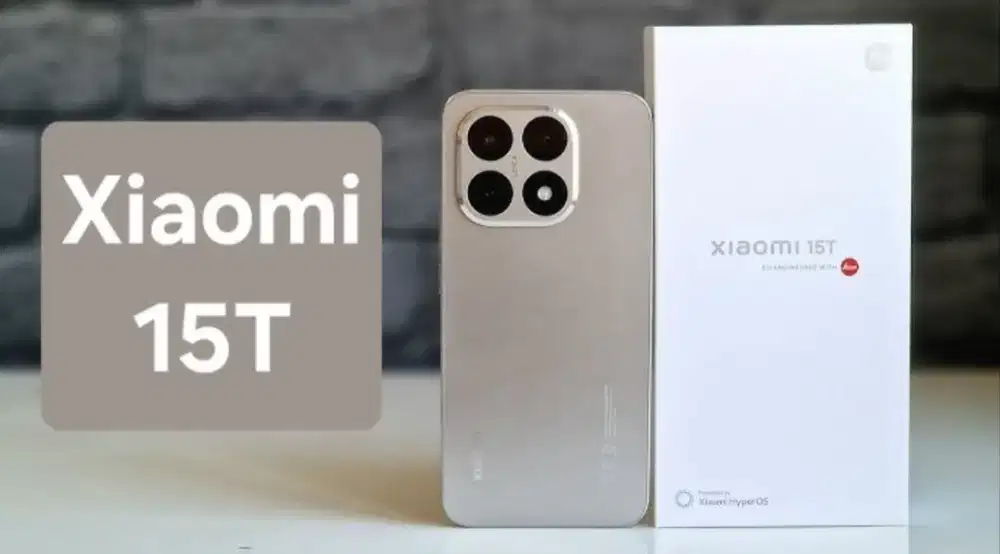 Xiaomi 15T RAM 12GB/512GB Bisa Cicilan 0%