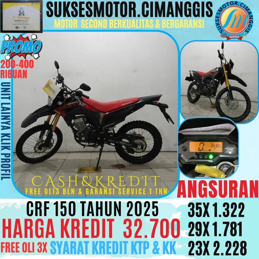 CRF 150 SERIES TERMURAH PROMO UNIT LAINYA KLIK PROFIL