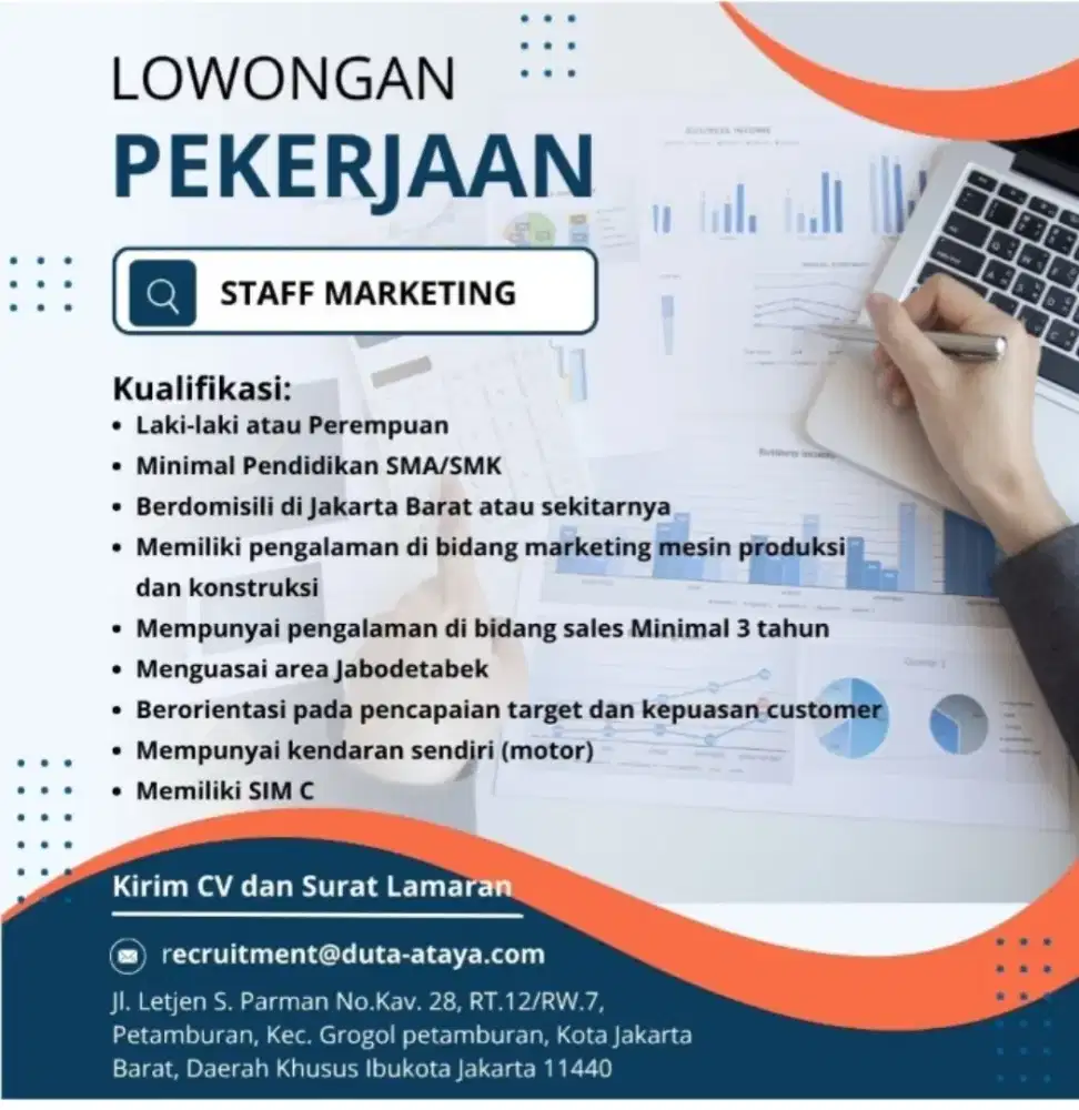 LOWONGAN KERJA MARKETING