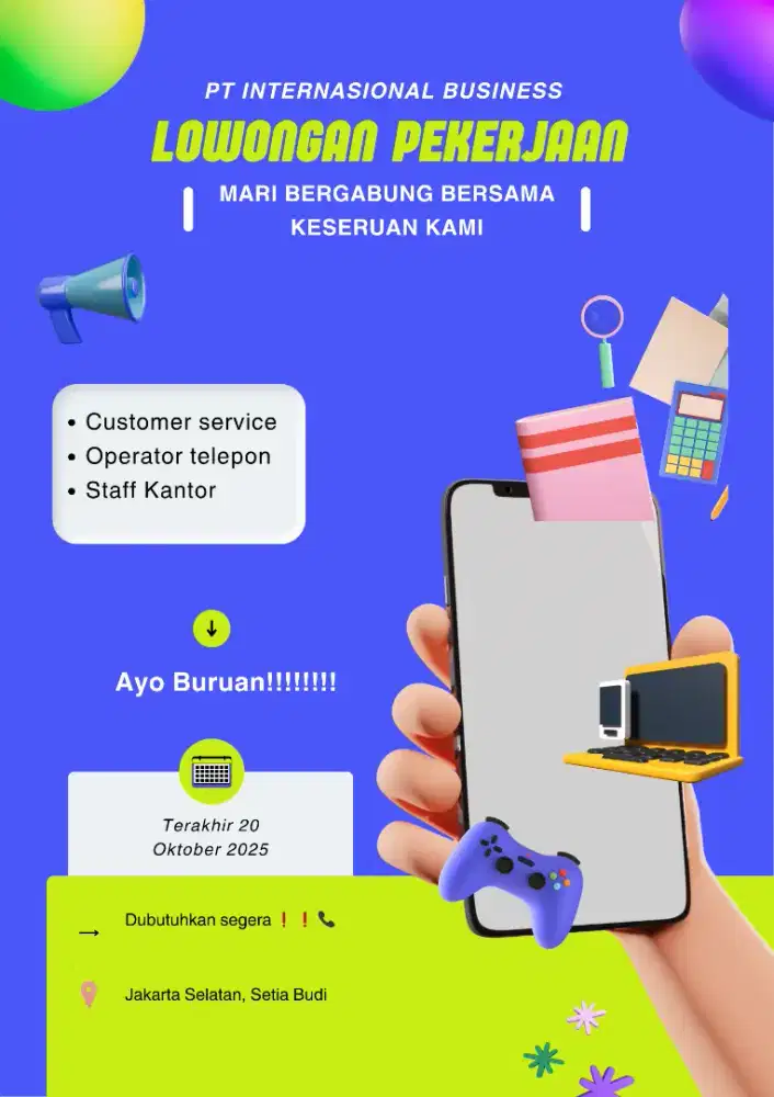 Dibutuhkan segera !!