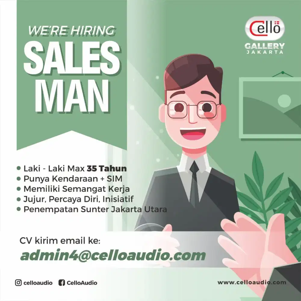 Lowongan kerja SALESMAN
