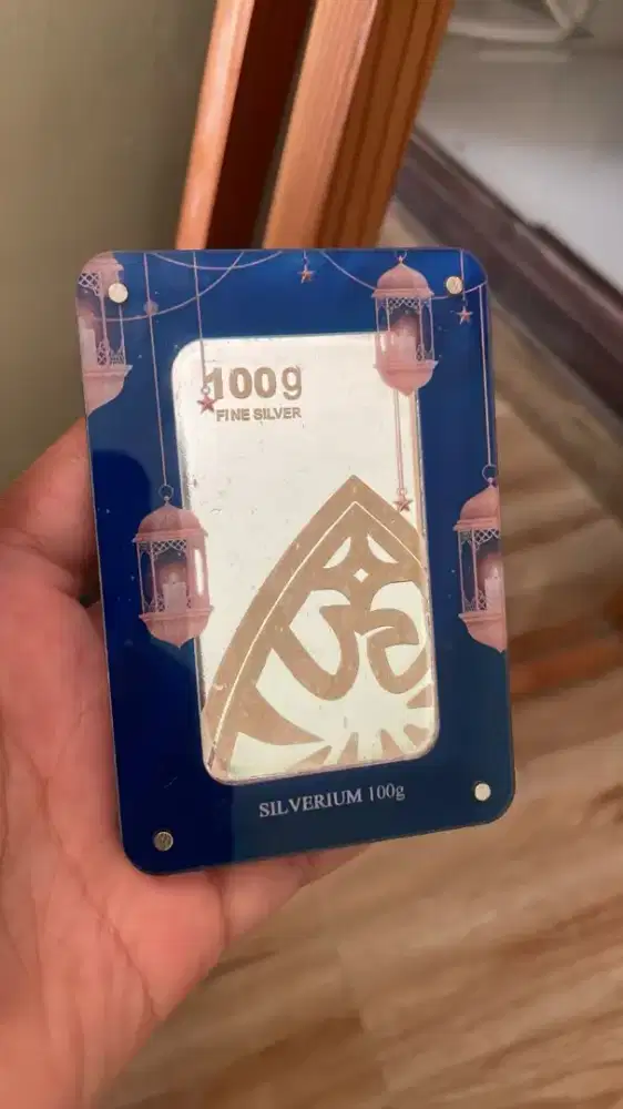 Silverium 100gr perak murni 99.9% sni tersertifikasi keasliannya