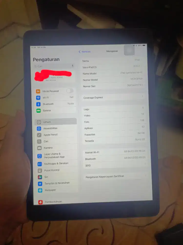 iPad 9 64gb WiFi Only Full set Ibox