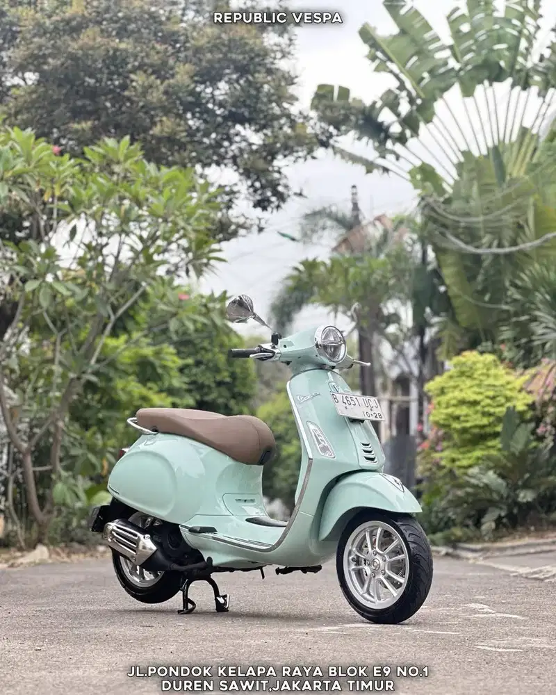 LOW KM  PRIMAVERA 150 IGET ABS LED TH 2023 WARNA GREEN RELAX