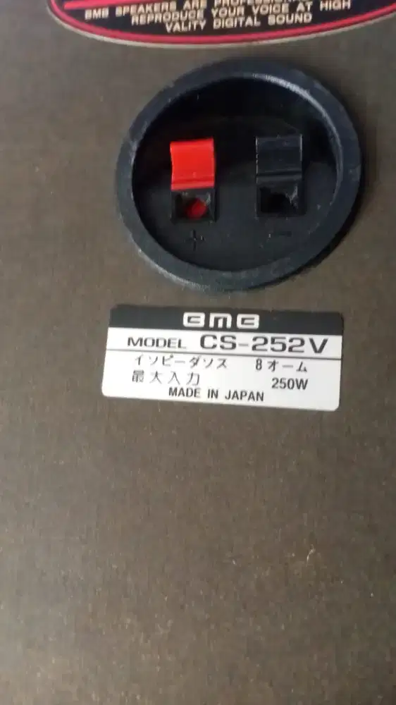 Speaker dan ampli BMB Made Japan