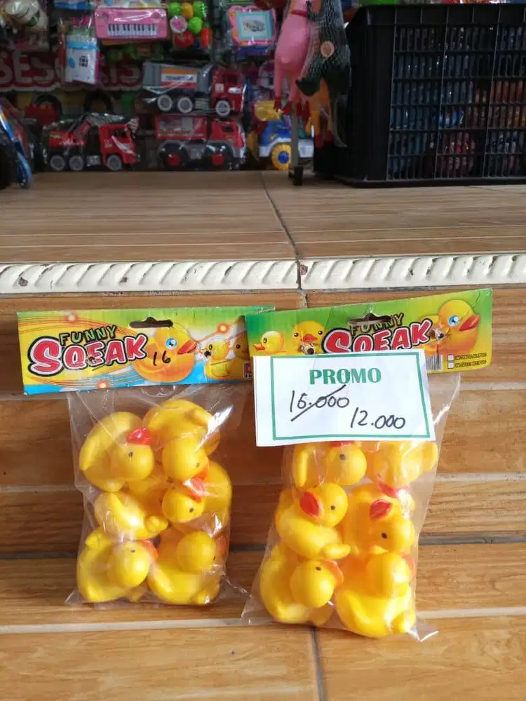 PROMO!! mainan anak bebek cit isi 6